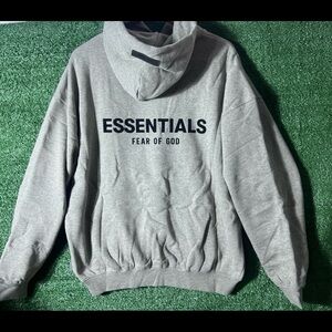 Essentials Fear of God Gray Hoodie
